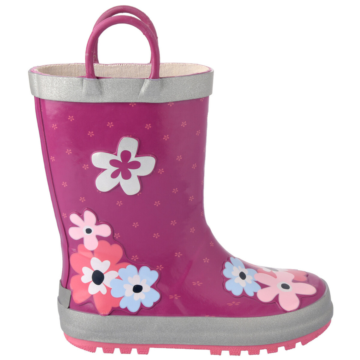 Bild 1 von Mädchen Gummistiefel mit Henkeln VIOLETT