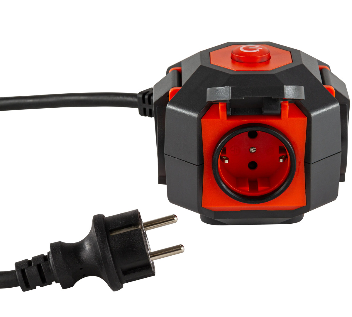 Bild 1 von REV Mehrfachsteckdose 4-fach 1,4 m für Außenbereich spritzwassergeschützt