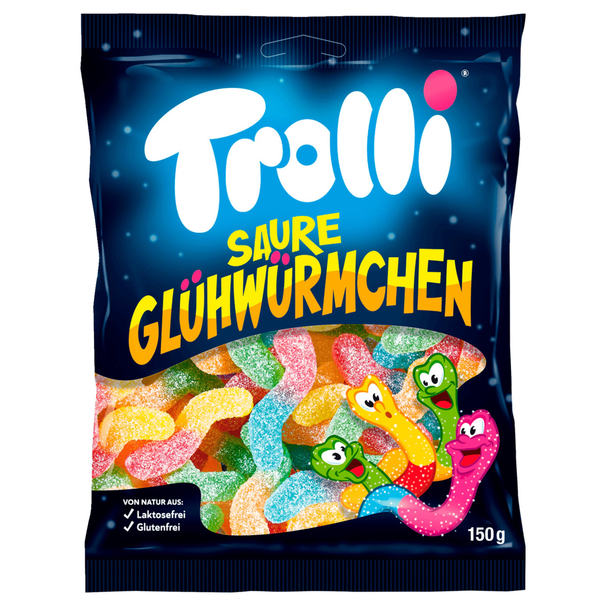 Bild 1 von Trolli Saure Würmchen 150g