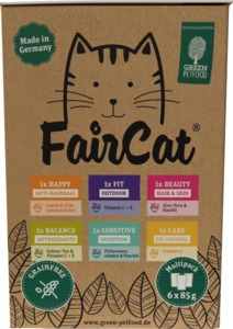 Green Petfood Nassfutter Katze FairCat Multipack (6x85 g)
