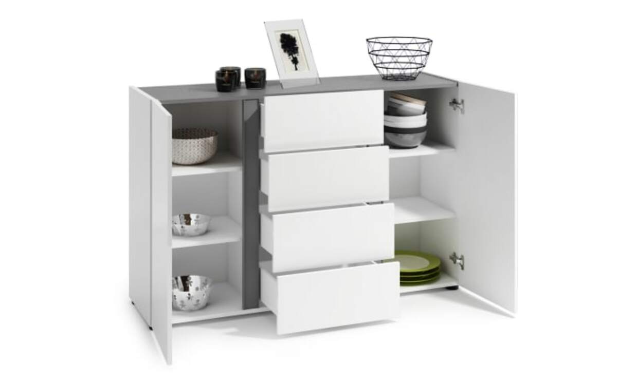 Bild 4 von Kitaly - Sideboard Atrium, weiß, 140 cm