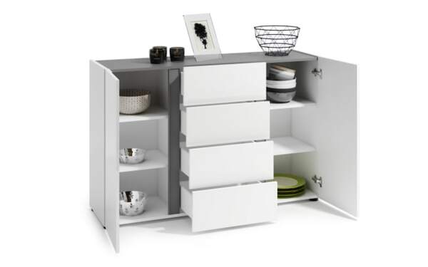 Bild 4 von Kitaly - Sideboard Atrium, weiß, 140 cm