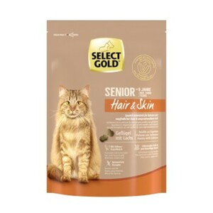 SELECT GOLD Hair+Skin Senior Geflügel & Lachs 300 g