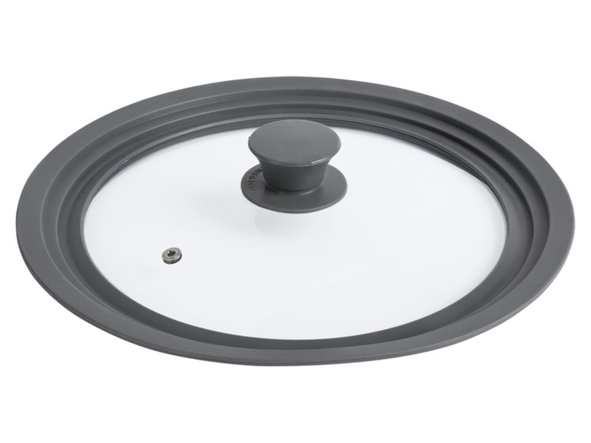 Bild 1 von ERNESTO® Universaldeckel, abgestufter Silikonrand, Ø 24-28 cm