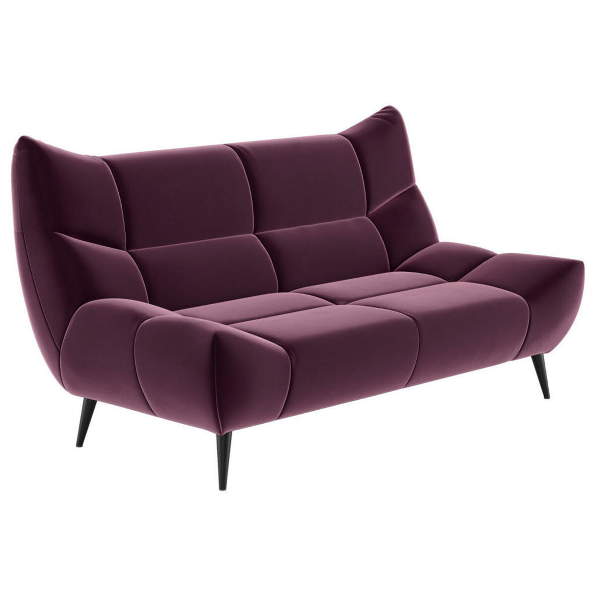 Bild 1 von Xora 2-Sitzer-Sofa, Weinrot, Textil, 193x106x101 cm, Typenauswahl, Stoffauswahl, Hocker erhältlich, Wohnzimmer, Sofas & Couches, Sofas, 2-Sitzer Sofas