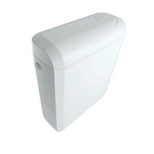 sanicomfort Spülkasten LUX 5000 mit 2-Mengen-Spülung weiß