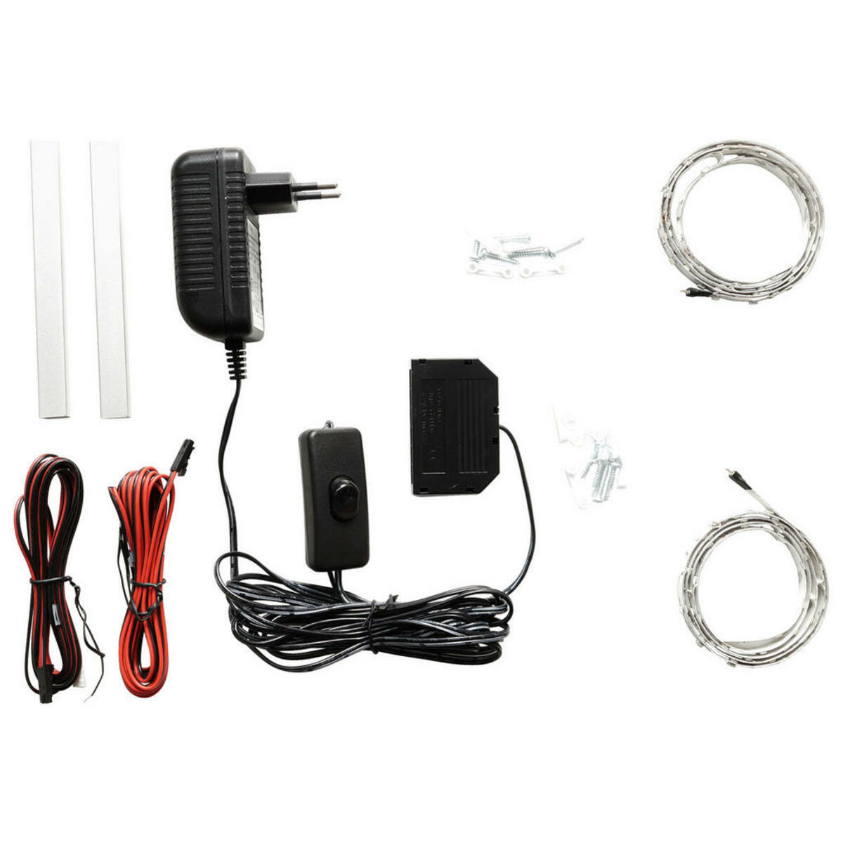 Bild 1 von Mid.you Einlegebodenbeleuchtungs-Set, Metall, Kunststoff, 100x1x1 cm, Lampen & Leuchten, Innenbeleuchtung, Schrankbeleuchtung