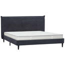 Bild 1 von Livetastic Polsterbett, Dunkelgrau, Holz, Kiefer, vollmassiv, Sperrholz,vollmassiv, 180x200 cm, Bsci, Schlafzimmer, Betten, Polsterbetten