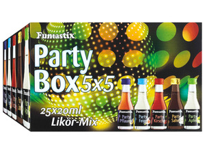 Funtastix Party Shot Box 16 - 17% Vol, 
         0.5-l
