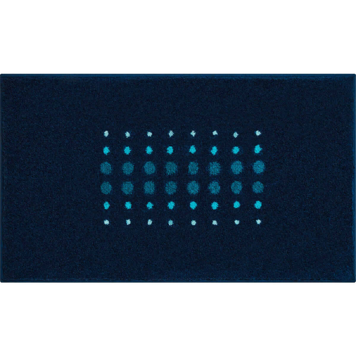 Bild 1 von Grund Badteppich Siria, Blau, Türkis, Textil, Kreise, rechteckig, 60 cm, Oeko-Tex® Standard 100, für Fußbodenheizung geeignet, rutschfest, Badtextilien, Badematten