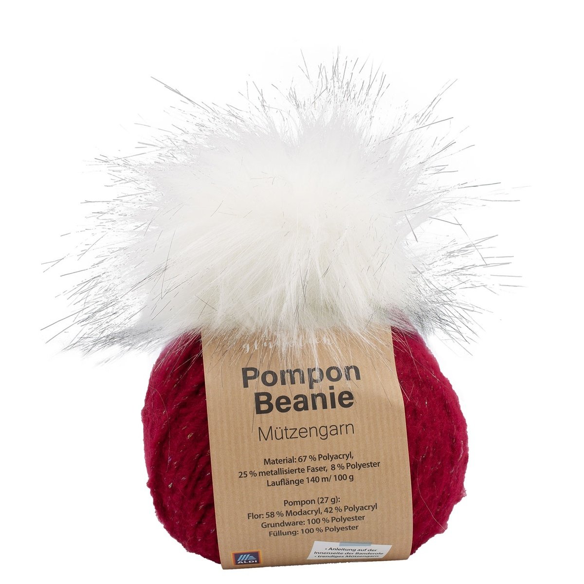 Bild 4 von STRICK' DICH GLÜCKLICH Pompon-Beanie-Mützengarn 127 g
