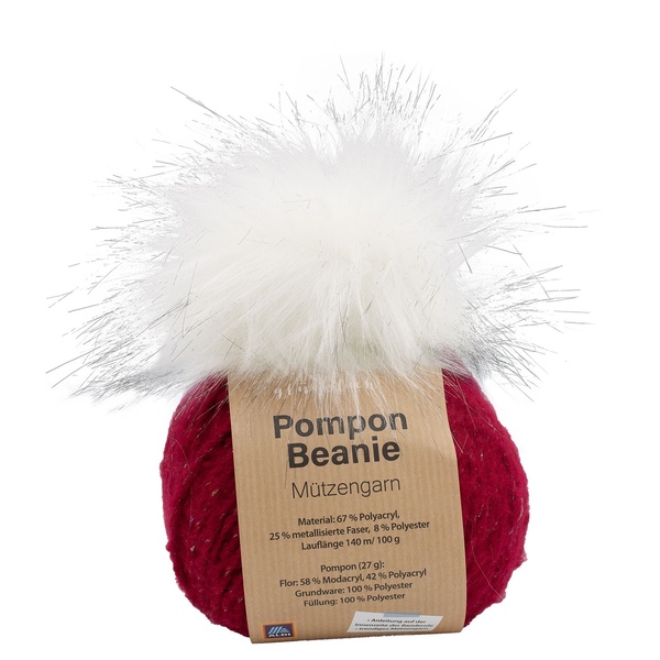 Bild 4 von STRICK' DICH GLÜCKLICH Pompon-Beanie-Mützengarn 127 g