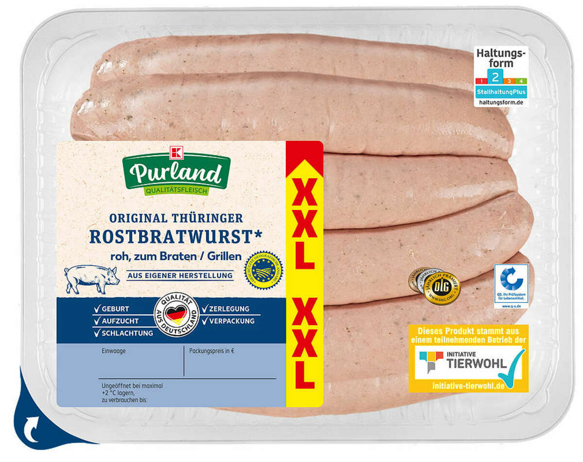 Bild 1 von K-PURLAND XXL-Original Thüringer Rostbratwurst