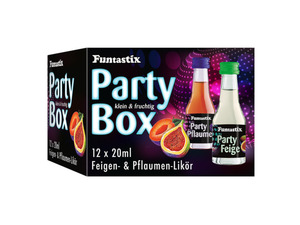 Funtastix Party Box Feigen- & Pflaumen Likör 20% Vol, 
         0.24-l