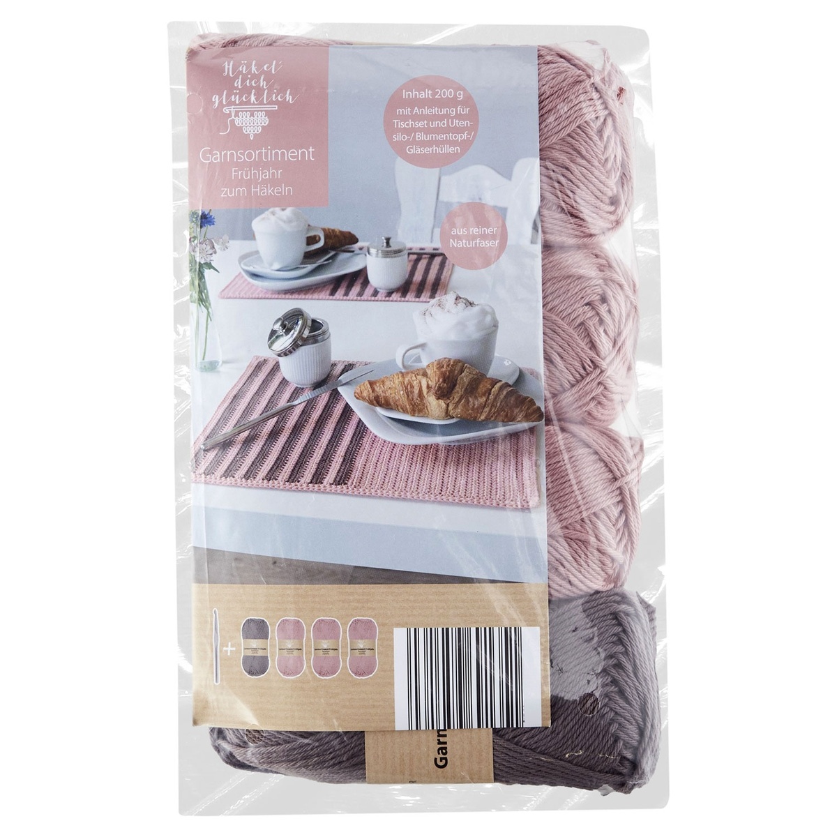 Bild 2 von STRICK’ DICH GLÜCKLICH/HÄKEL’ DICH GLÜCKLICH Garn in Frühlingsfarben, 4er-Set