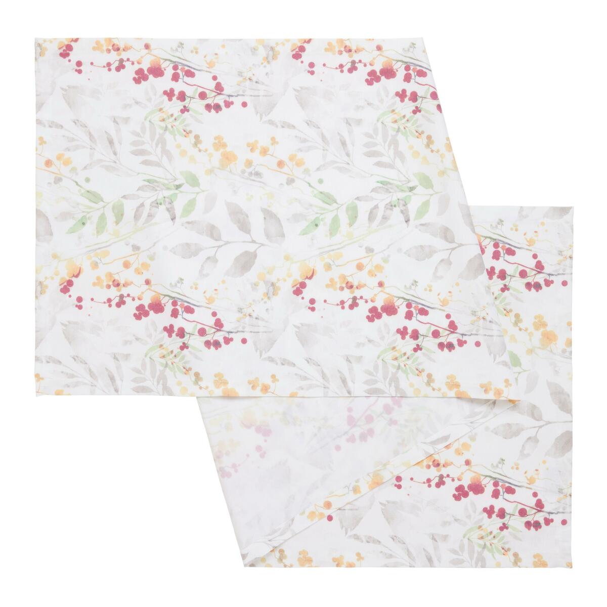 Bild 1 von Tischläufer Steffi in Rot/Weiß ca. 45x150cm, Rot