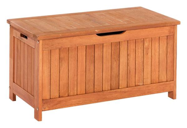 Bild 1 von Kissenbox BxHxT: 88x45x45 cm Echtholz, Naturfarben