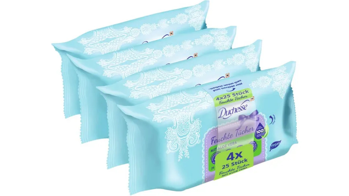 Bild 1 von Duchesse Feuchte Tücher mit Aloe Vera
