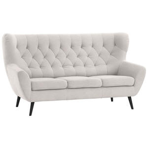 Stylife 3-Sitzer-Sofa Skagen, Beige, Textil, massiv, Uni, 187x101x95 cm, Typenauswahl, Fußauswahl, Stoffauswahl, Hocker erhältlich, Rücken echt, Armteil links, rechts, Wohnzimmer, Sofas & Couches,