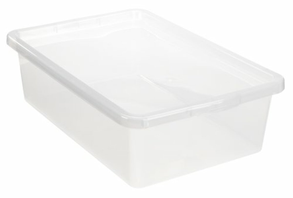 Bild 1 von Unterbettbox BASIC BOX 30L m/Deckel transparent
