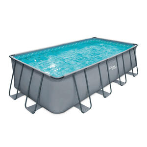 Pool, Anthrazit, Kunststoff, 274x132x549 cm, Freizeit, Pools und Wasserspaß, Pools