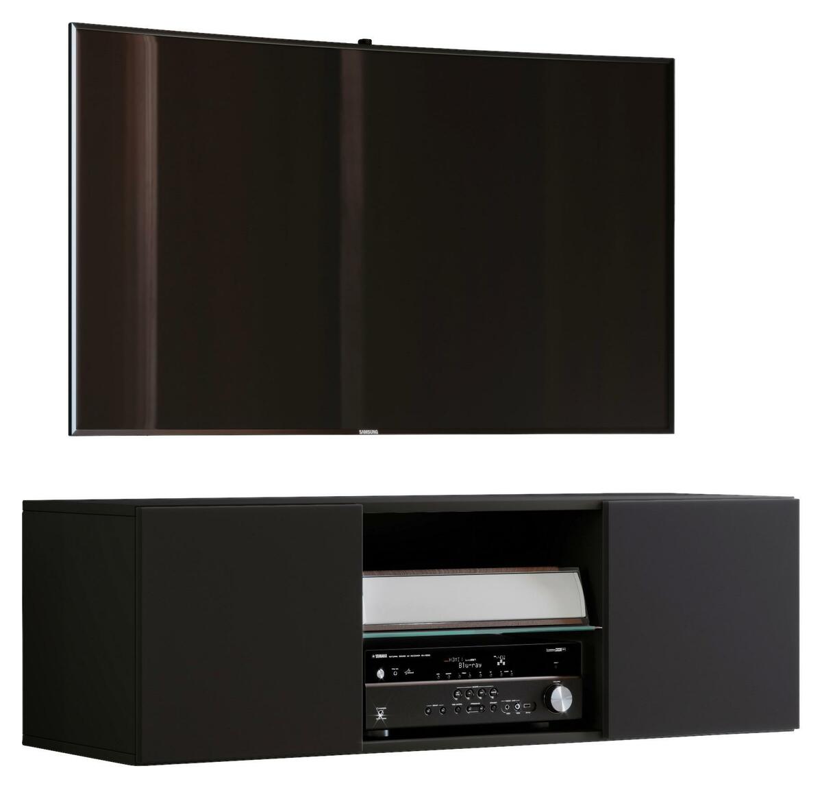 Bild 1 von Lowboard ''Jusa'', in Schwarz, Schwarz