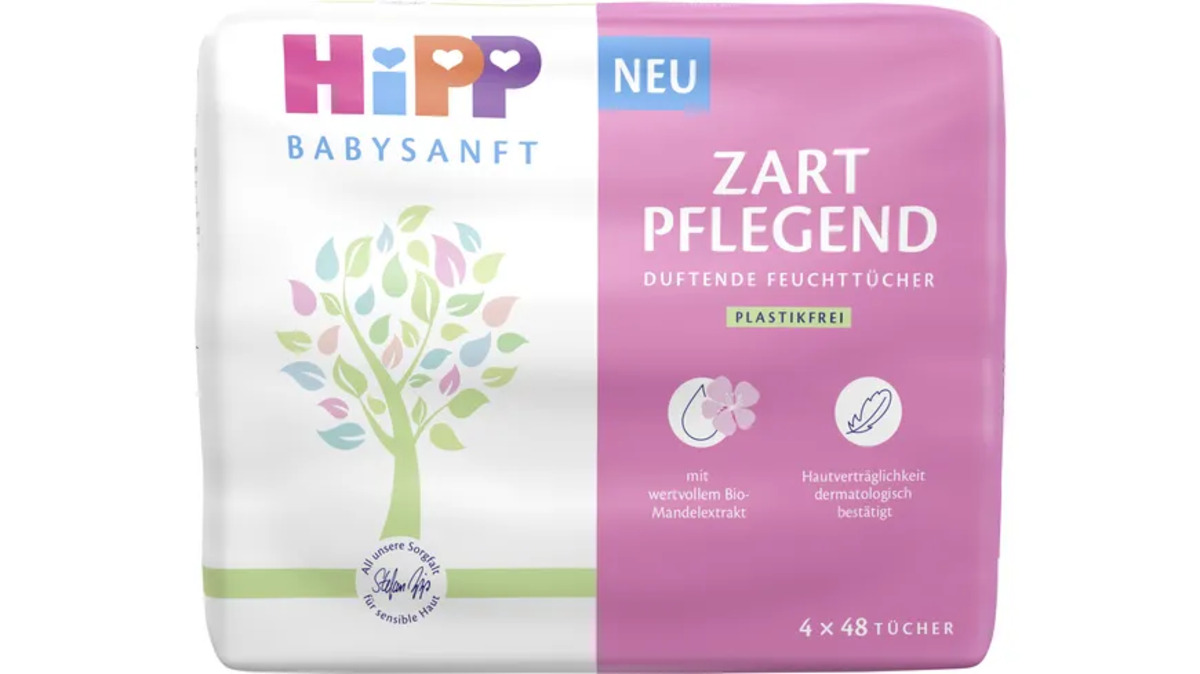 Bild 1 von Hipp Zart Pflegend Duftende Feuchttücher