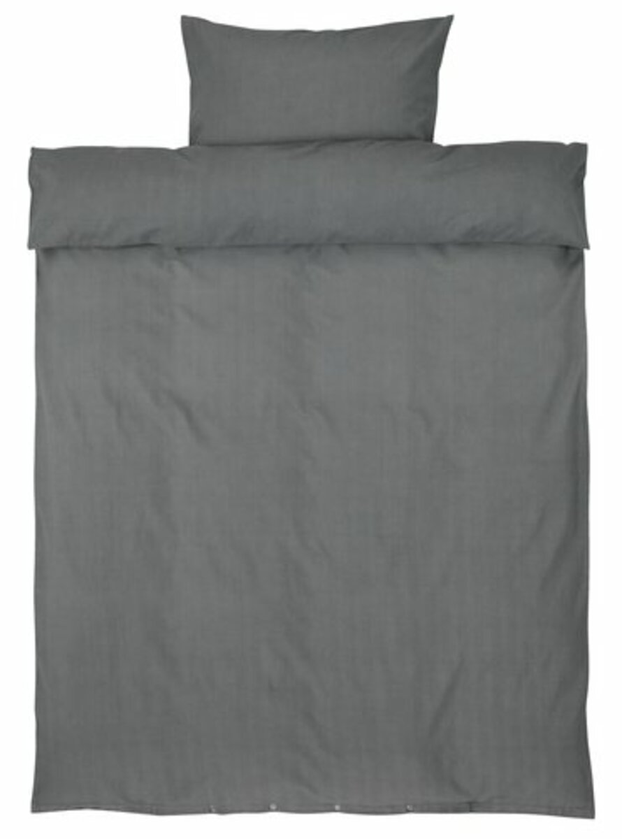 Bild 1 von Flanell-Bettwäsche HELENA 135x200 grau