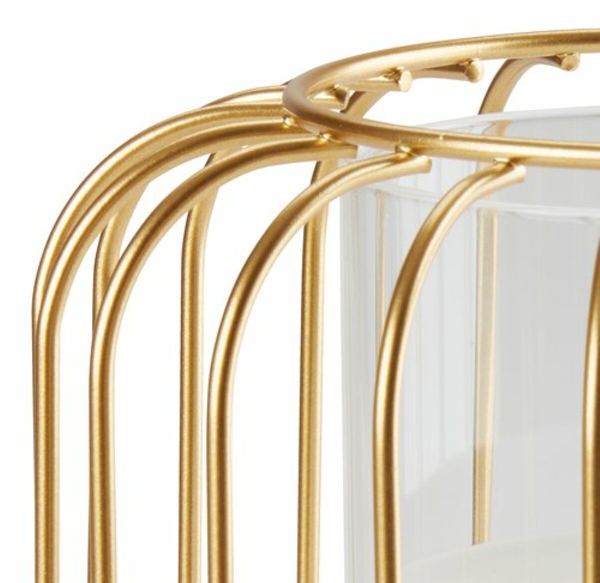 Bild 3 von Dekoleuchte KRESTER Ø15 x H18 cm gold mit LED