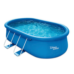 Pool, Blau, Kunststoff, 457x305x107 cm, Freizeit, Pools und Wasserspaß, Pools