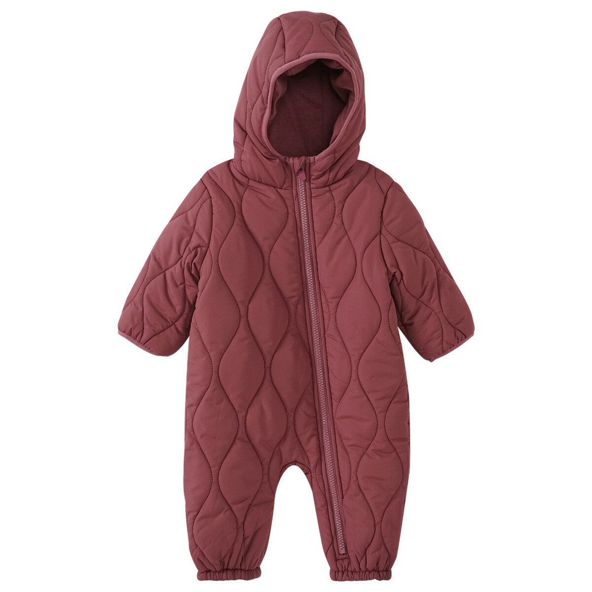 Bild 1 von Newborn Winteroverall mit Kapuze BEERE