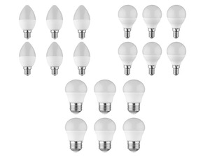 LIVARNO home LED-Lampen, 3 W, 6 Stück