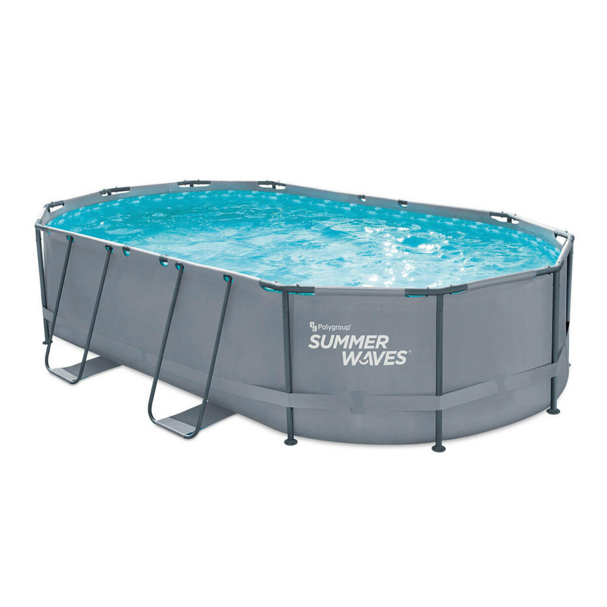 Bild 1 von Pool, Anthrazit, Kunststoff, 305x107x488 cm, Freizeit, Pools und Wasserspaß, Pools