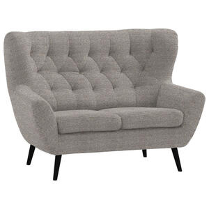 Stylife 2-Sitzer-Sofa Skagen, Taupe, Textil, massiv, Uni, 137x101x95 cm, Typenauswahl, Fußauswahl, Stoffauswahl, Hocker erhältlich, Rücken echt, Wohnzimmer, Sofas & Couches, Sofas, 2-Sitzer Sofas