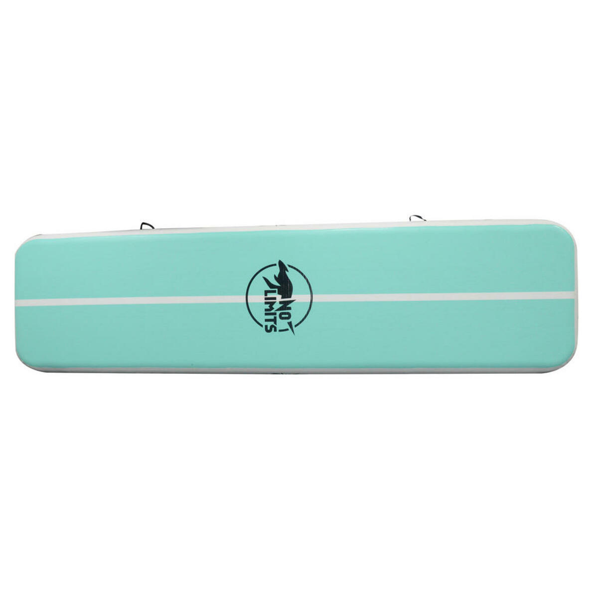 Bild 1 von Gymnastikmatte No Limits, Blau, Weiß, Kunststoff, 100x20 cm, Dropstitch-Technologie, aufblasbar, einfach zu transportieren, keine harten Kanten oder Flächen, gelenkschonend, Freizeit, Sport & Fitne