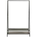 Bild 1 von Livetastic Garderobe, Schwarz, Metall, 2 Fächer, 105x170x50 cm, Garderobe, Garderoben-Sets