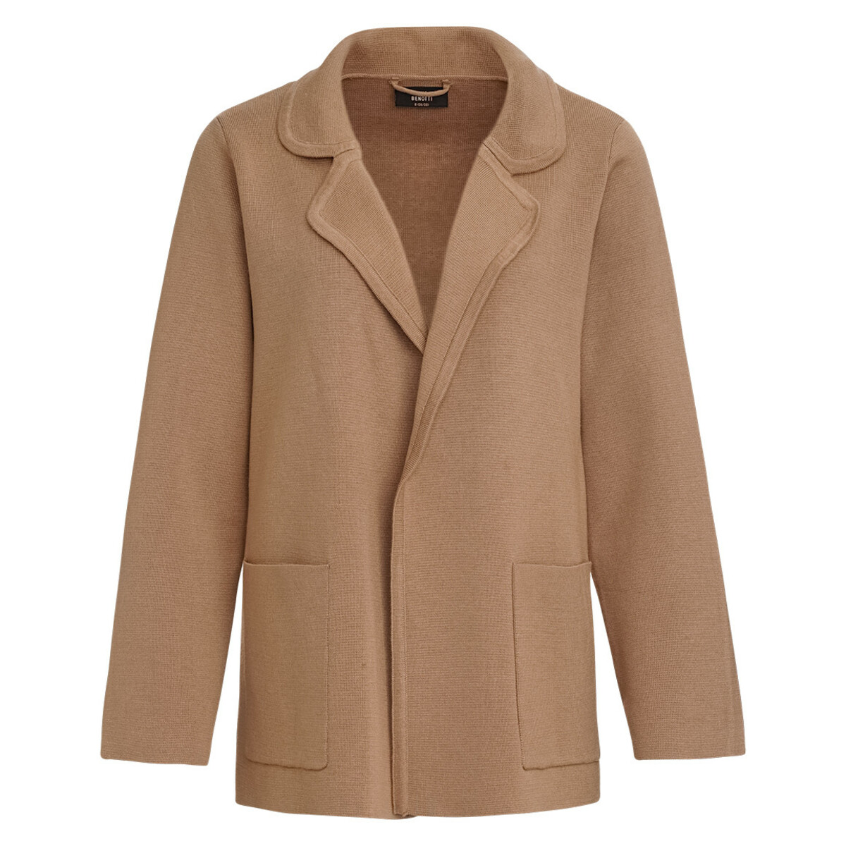 Bild 1 von Damen Strickblazer mit Reverskragen BEIGE