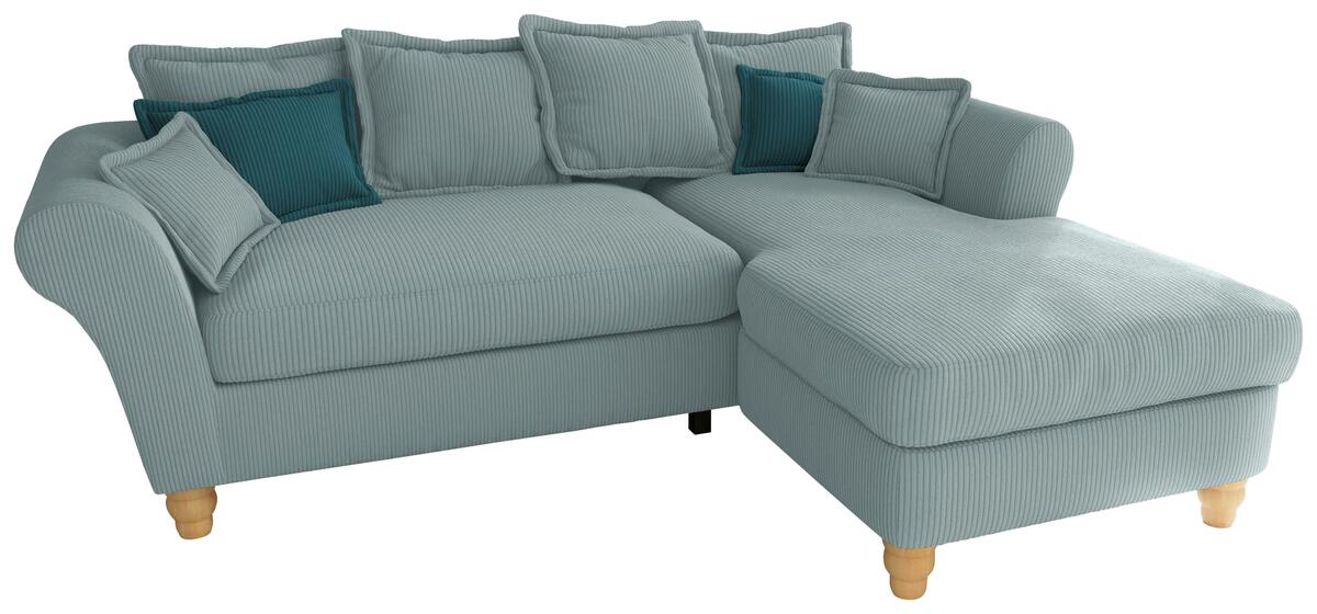 Bild 1 von Wohnlandschaft Cordula Hellblau Cord, Hellblau