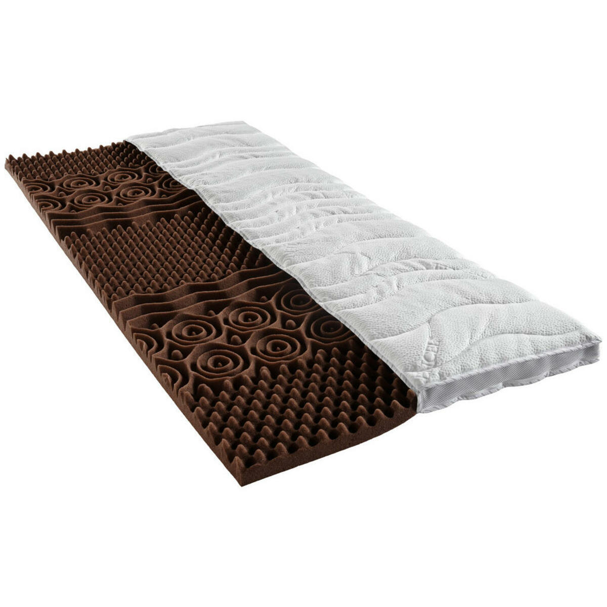 Bild 1 von Sleeptex Topper, Weiß, Textil, Füllung: Hohlfaser, 80x200 cm, Oeko-Tex® Standard 100, Bezug abnehmbar/waschbar, optimale Belüftung, atmungsaktiv, alternative Größen erhältlich, Schlafzimmer, M