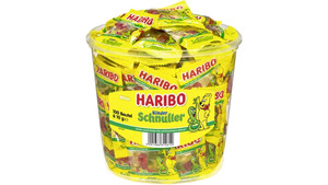 Haribo Fruchtgummi Kinder-Schnuller Minis Runddose