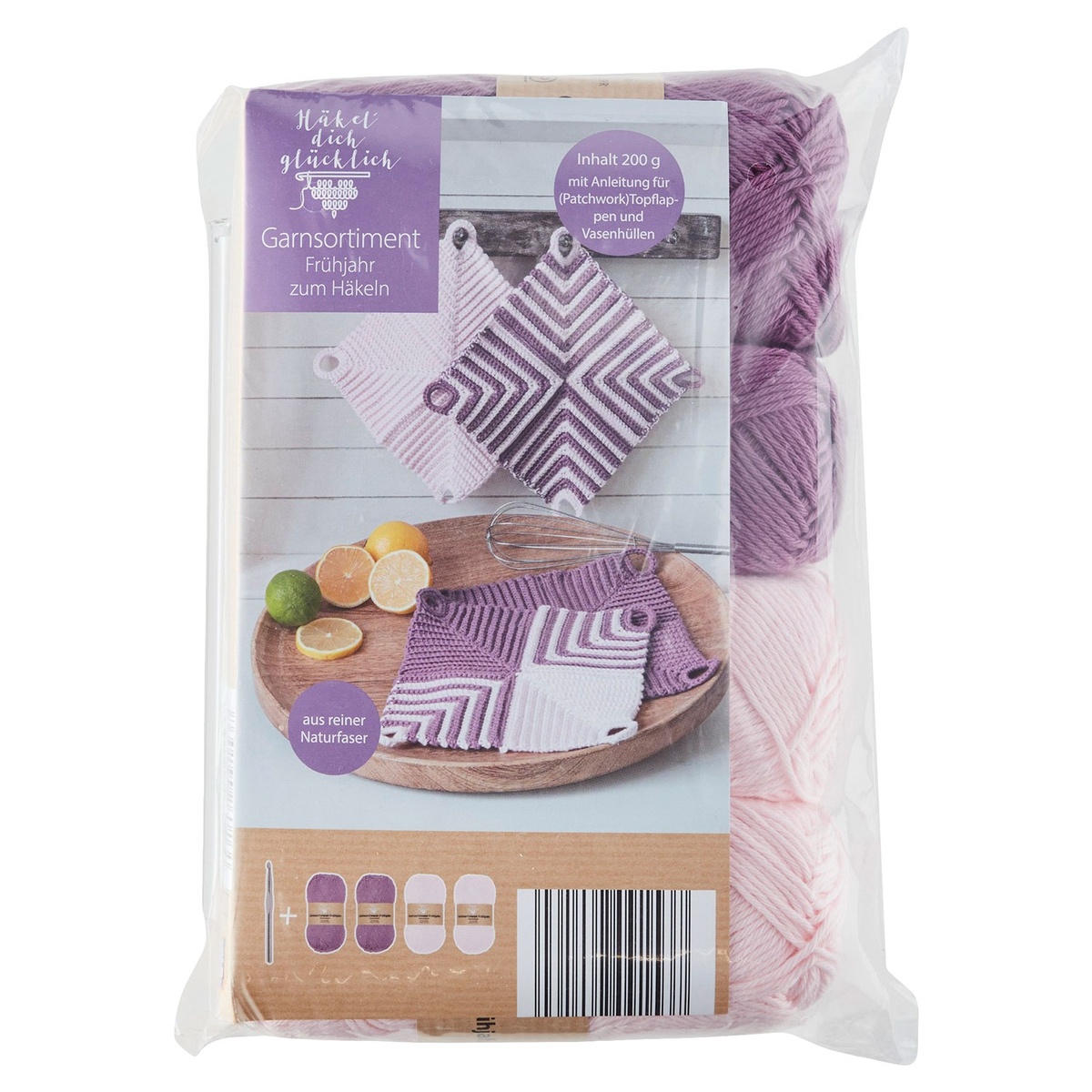 Bild 1 von STRICK’ DICH GLÜCKLICH/HÄKEL’ DICH GLÜCKLICH Garn in Frühlingsfarben, 4er-Set