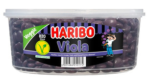 Haribo Lakritz-Dragees Viola Runddose Veggie