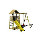 Bild 1 von Spielturm, Gelb, Natur, Holz, Kiefer, 270x270x280 cm, Outdoor Spielzeug, Spielhäuser