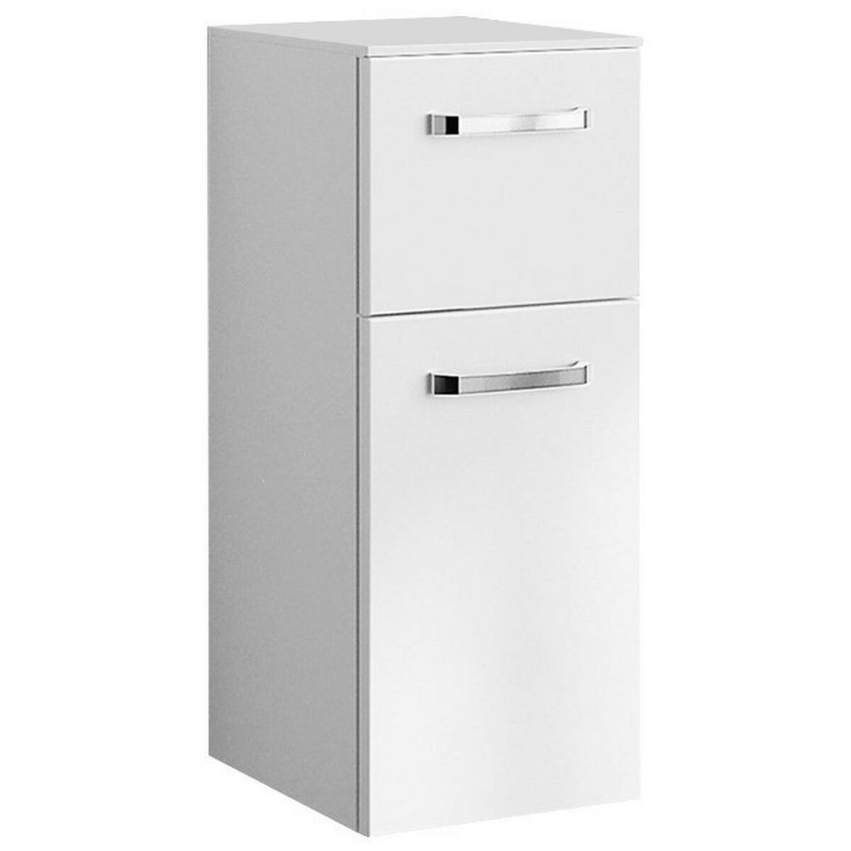 Bild 1 von Xora Unterschrank Serie 4010, Weiß Hochglanz, Glas, 1 Fächer, 1 Schubladen, 30x73.2x33 cm, stehend, hängend, Typenauswahl, Badezimmer, Badmöbelsets & -serien, Badmöbel-Serien