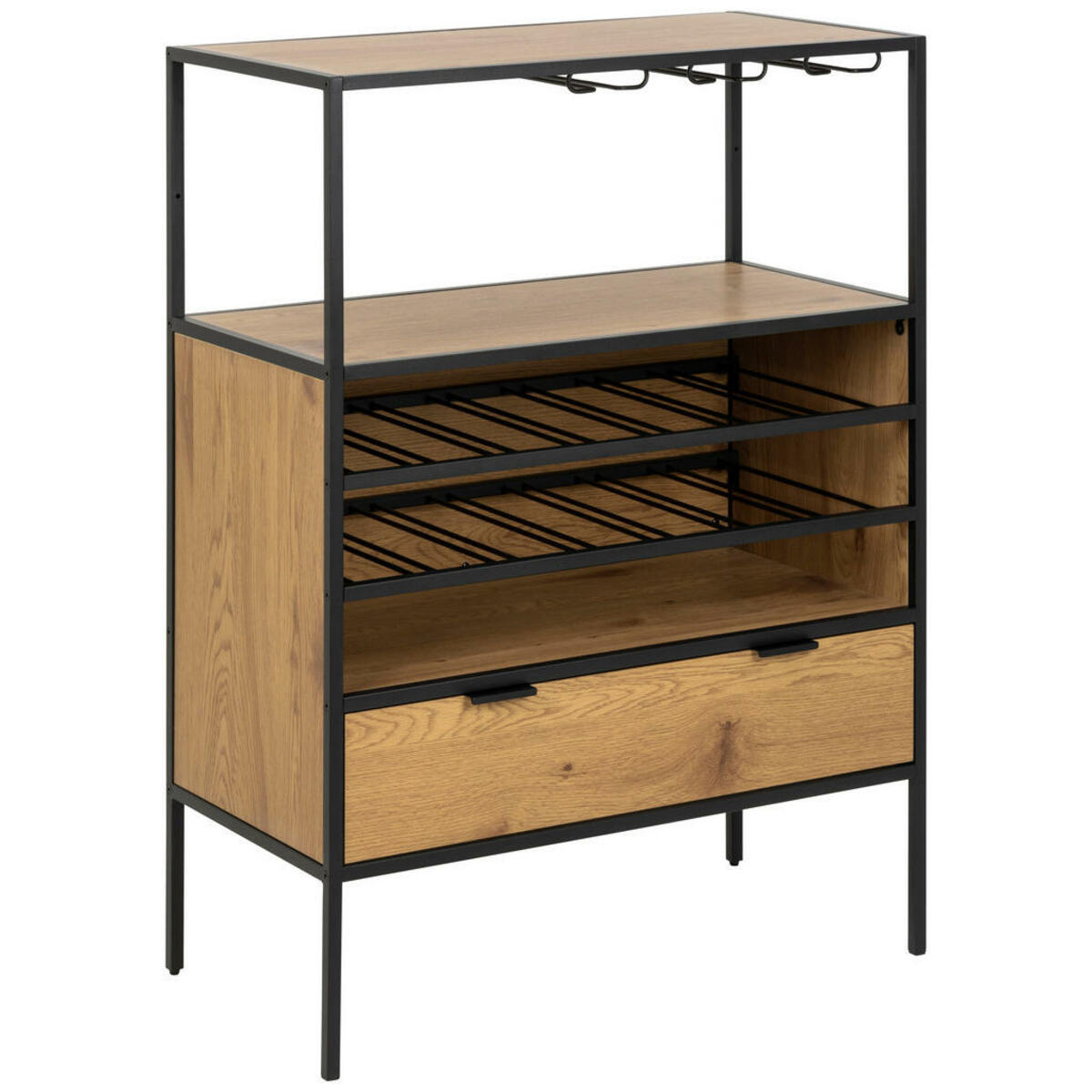 Bild 1 von Livetastic Servierwagen, Eiche, Metall, 1 Schubladen, rechteckig, eckig, 40x105 cm, Esszimmer, Barmöbel, Barwagen