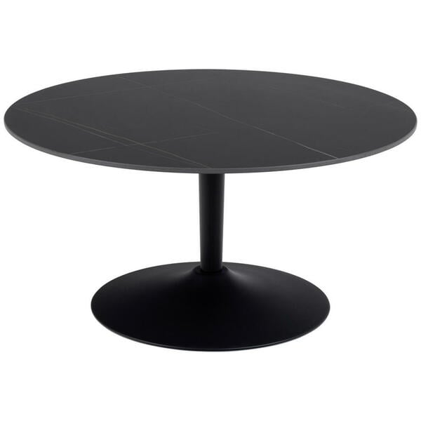 Bild 1 von Livetastic Couchtisch, Schwarz, Keramik, rund, Säule, 90x45 cm, Wohnzimmer, Wohnzimmertische, Couchtische