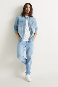 C&A Slim Jeans-LYCRA®, Blau, Größe: W28 L32