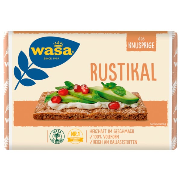 Bild 1 von Wasa Knäckebrot Rustikal 275g