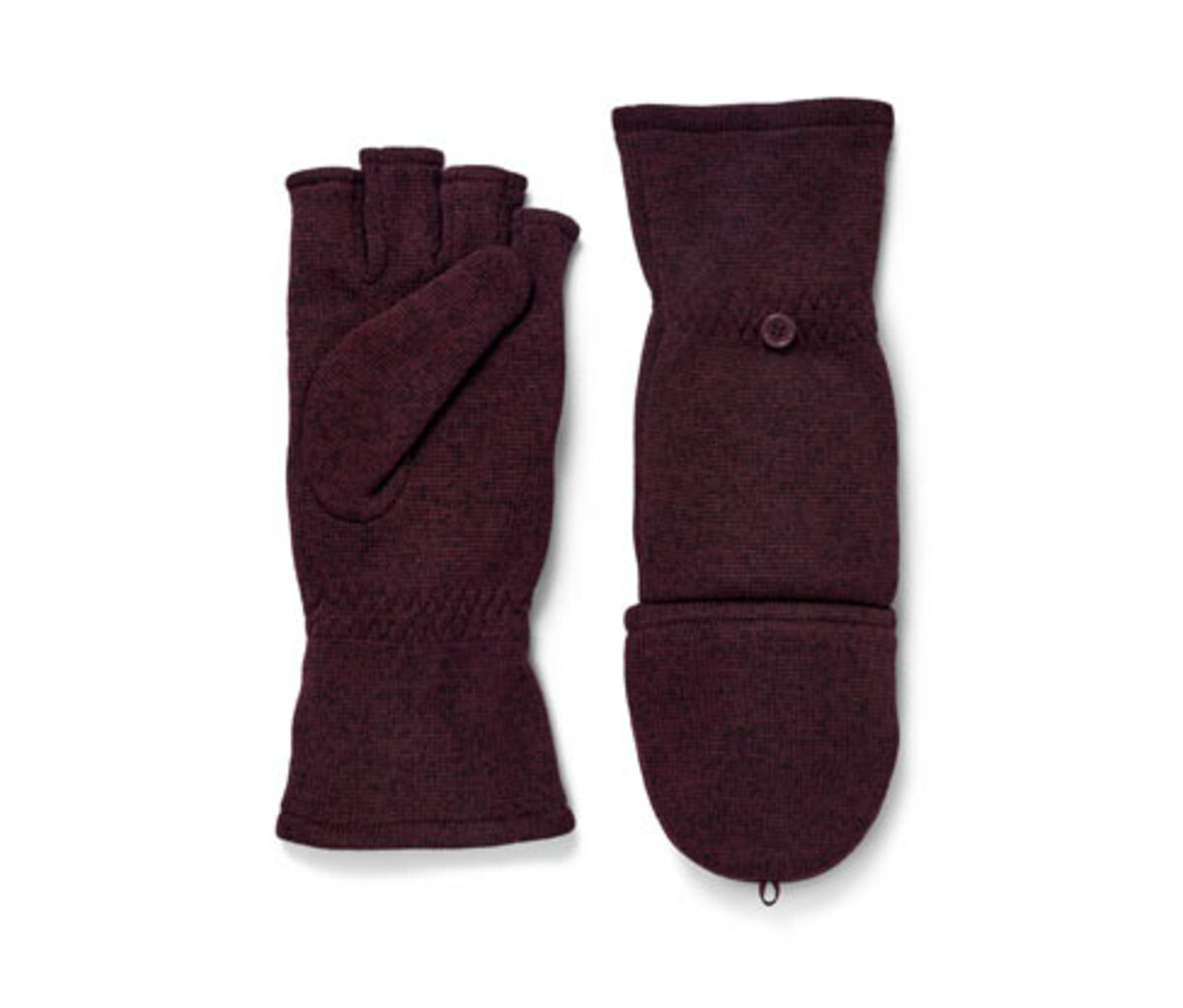 Bild 1 von Strickfleece-Klappfäustlinge