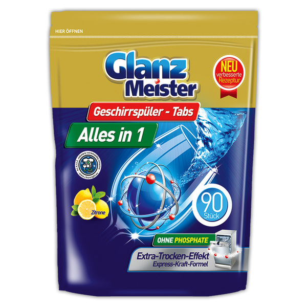 Bild 1 von GlanzMeister Geschirrspüler-Tabs